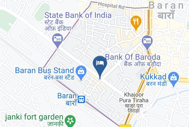 Baran - The Surya Hotel Maps