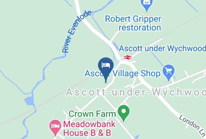 Oxon - The Swan Ascott Under Wychwood Maps