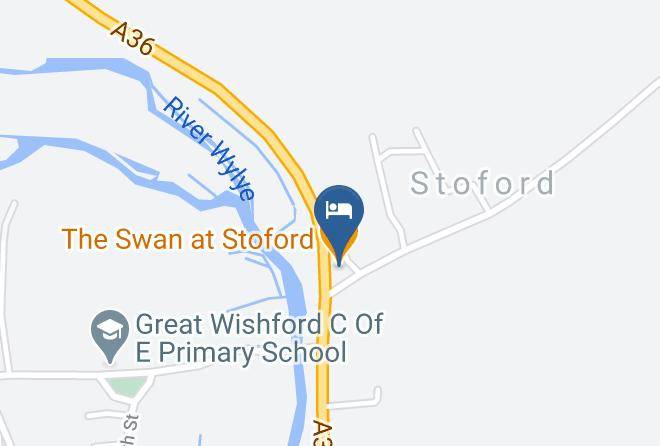 The Swan At Stoford Map