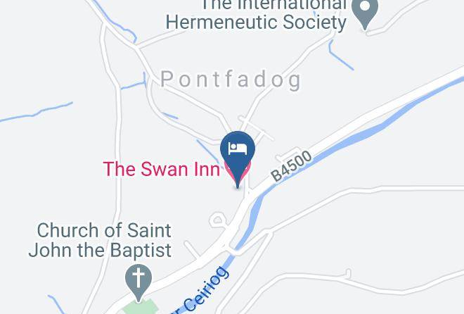 The Swan Inn Map - Wales - Wrexham