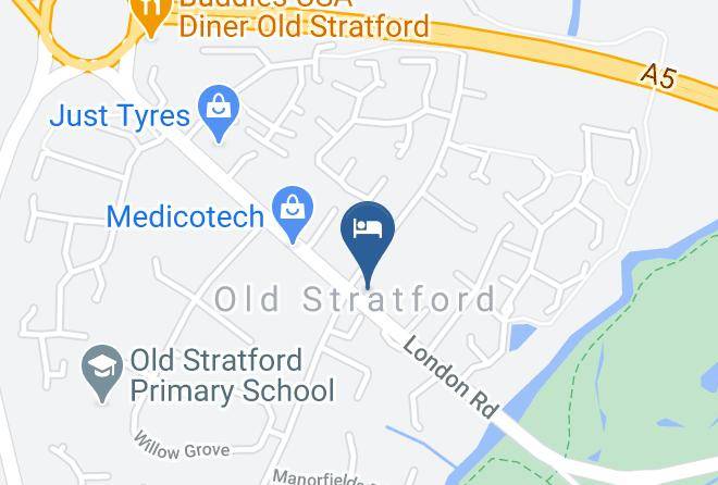 Northants - The Swan Old Stratford Maps