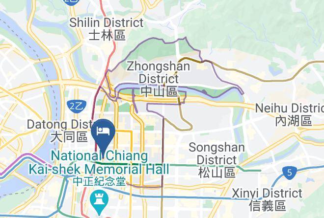 Zhongshan District Regent Taipei Shopping Area - Dahshin Hotel Maps