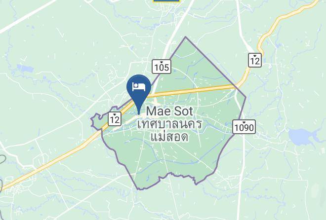 Amphoe Mae Sot - The Teak Hotel Maps