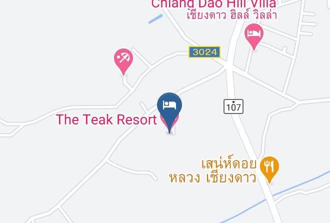 Amphoe Chiang Dao - The Teak Resort Maps