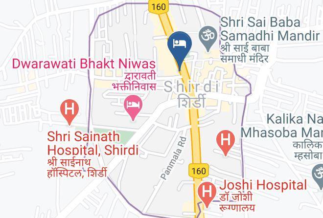 Shirdi - The Temple View Hotel Shirdi Maps