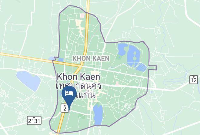 Amphoe Mueang Khon Kaen - The Terminal Khon Kaen Hotel Maps