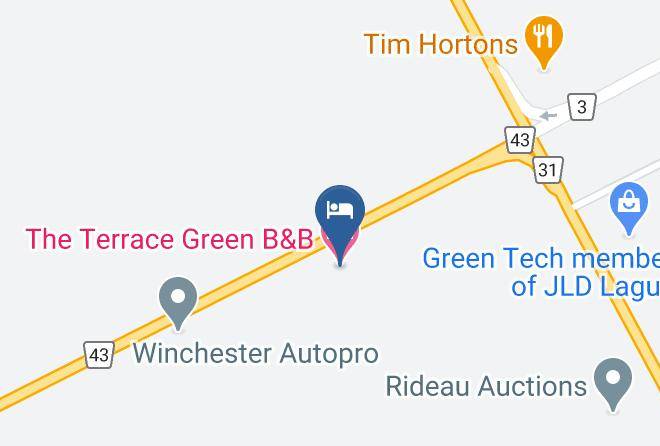 Stormont Dundas Glengarry - The Terrace Green B&b Maps