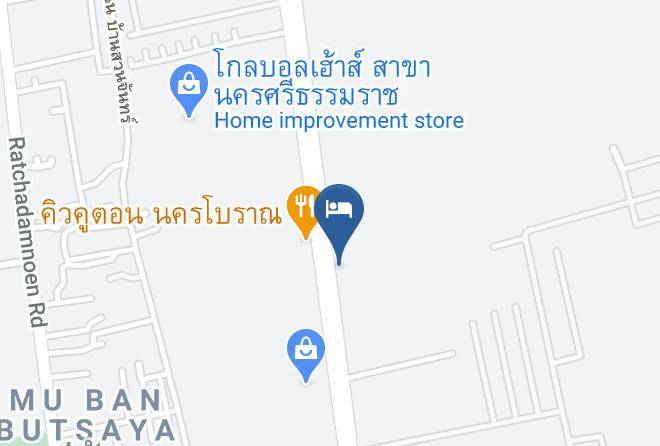 Amphoe Mueang Nakhon Si Thammarat - The Terrace Hotel Maps