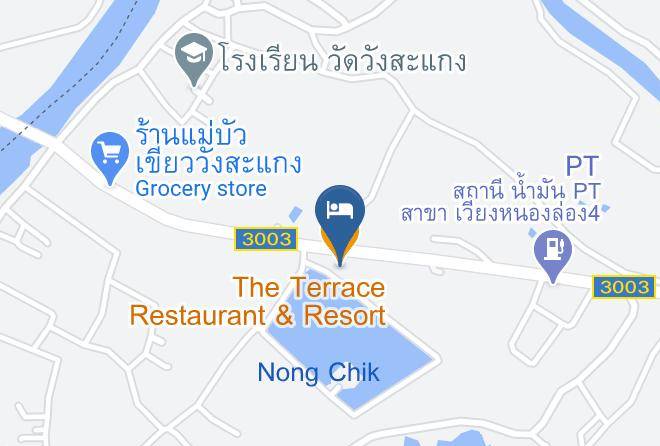 Amphoe Wiang Nong Long - The Terrace Restaurant & Resort Maps