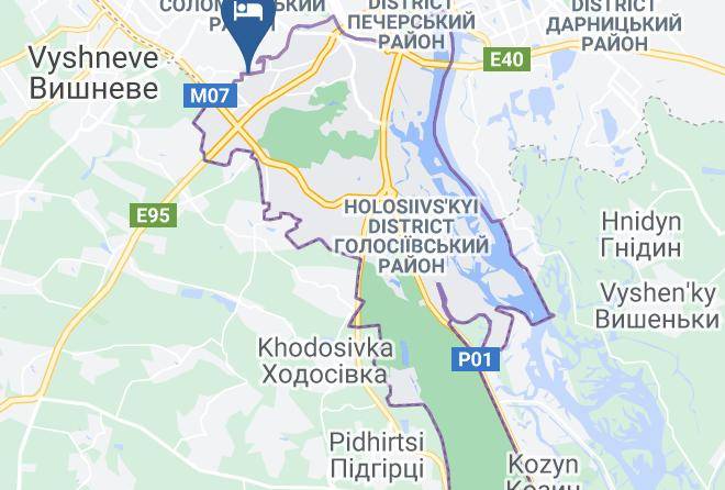 Kyiv - The Thales Miletus Compact Hotel In Kiev Teremki Maps