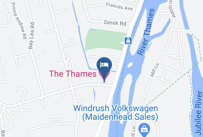 Windsor And Maidenhead - The Thames Hotel Maps