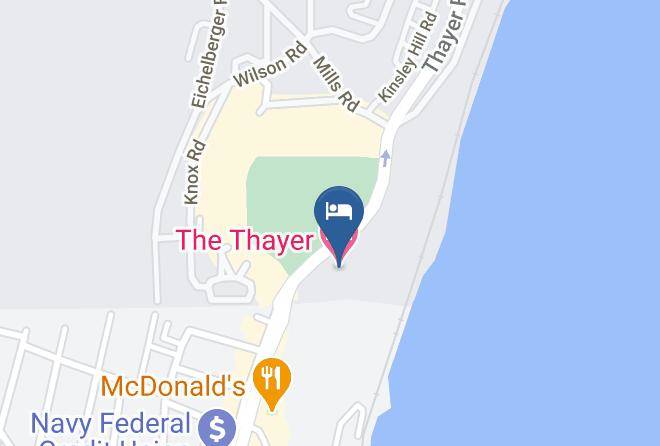 The Thayer Hotel Map