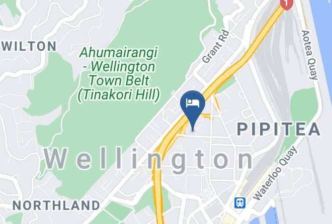 Wellington - The Thorndon Hotel Wellington By Rydges Maps