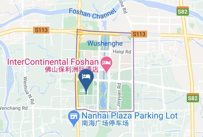 Foshan - The Thousand Lantern Lake Hotel Maps