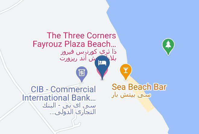 Marsa Alam - The Three Corners Fayrouz Plaza Beach Resort Maps