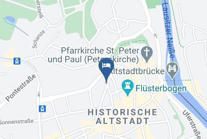 Gorlitz - Altstadthotel Und Gasthof Dreibeiniger Hund Maps