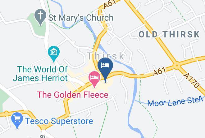North Yorkshire - The Three Tuns Jd Wetherspoon Maps
