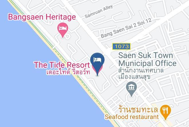 Mueang Chonburi District - The Tide Resort Maps