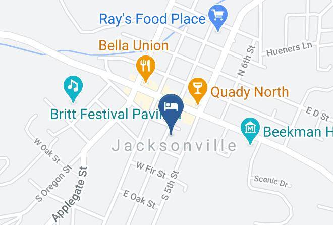 Jackson - The Tiger Lily Inn Maps