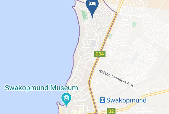 Swakopmund - The Timeless Way Self Catering Accommodation Maps