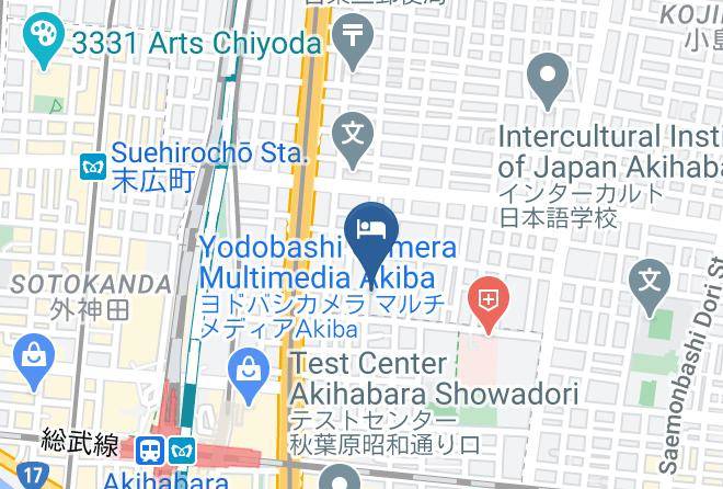 Taito Ward - The Tourist Hotel & Cafe Akihabara Maps