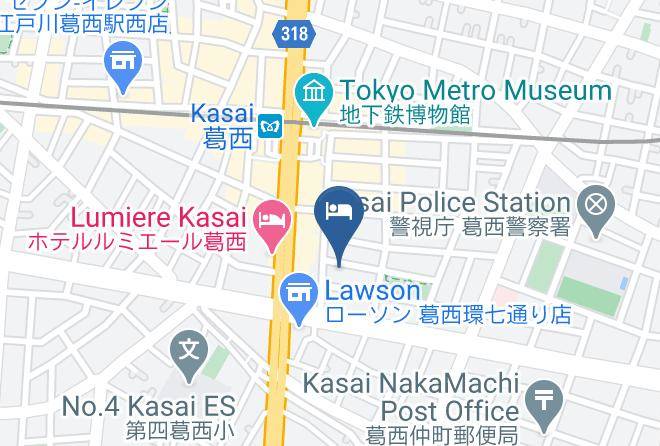 Edogawa Ward - The Tourist Hotel Kasai Maps