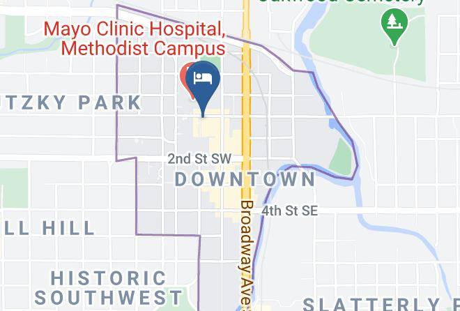 The Kahler Grand Hotel Map