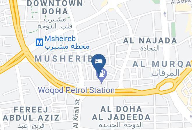 Doha - The Town Hotel Maps