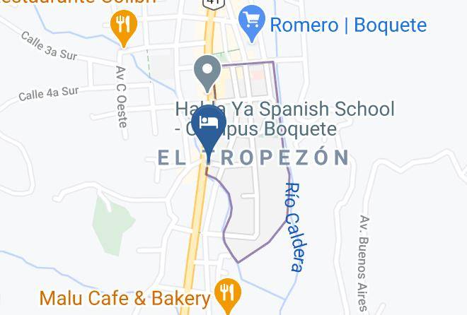 Boquete - Boquete Town Lodge Maps