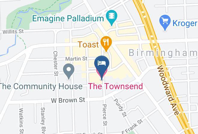 Oakland County Downtown Birmingham - The Townsend Hotel Maps