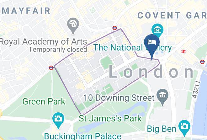 London - The Trafalgar St James London Curio Collection By Hilton Maps