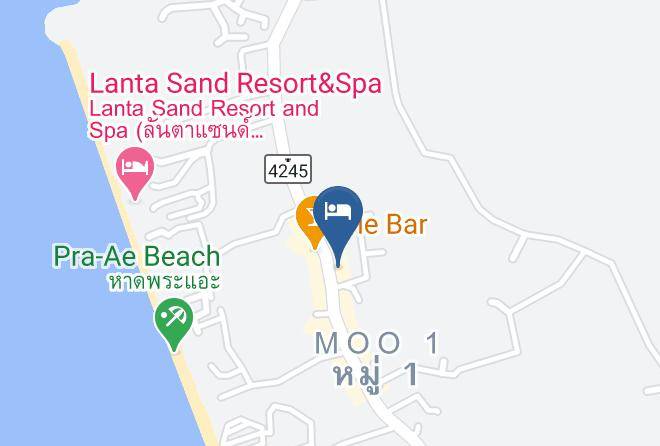 Amphoe Ko Lanta - The Travelers Friend Restaurant Bar And Bungalows Maps