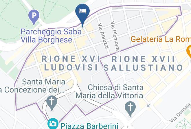 Rome - The Tribune Hotel Maps