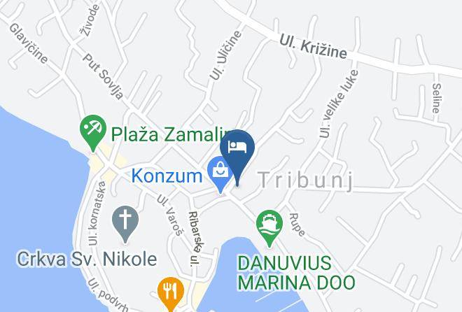 Tribunj - The Tribunj Suites Maps