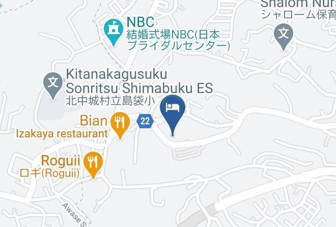 Okinawa City - The Trip Inn Okinawa Rycom Maps