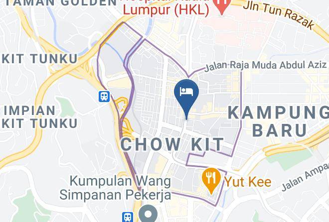 Kuala Lumpur - The Ttanz Hotel Maps