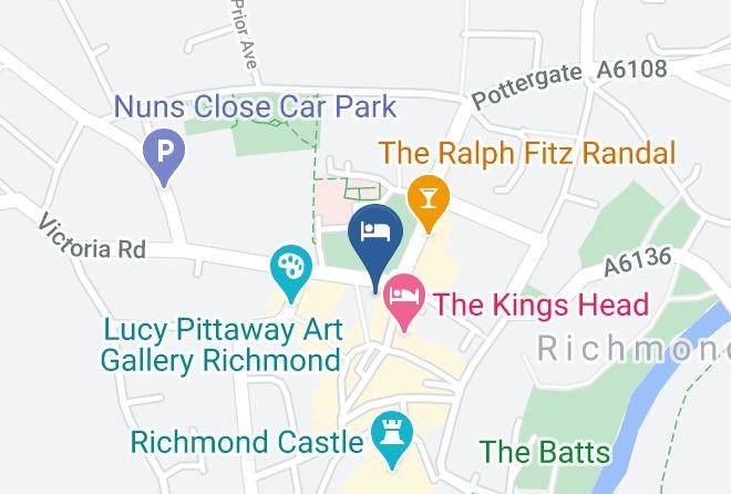 North Yorkshire - The Turf Hotel Maps
