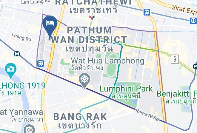 Pathum Wan - The Twin Towers Hotel Maps