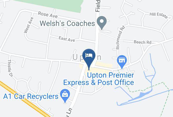 Wakefield - The Upton Arms Hotel Maps
