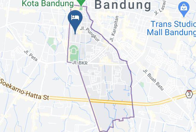 Bandung - The V Boutique Hotel Maps