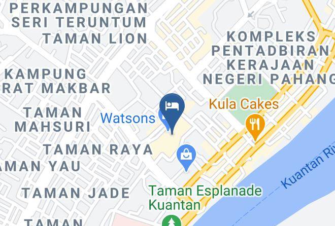 Kuantan District - The V Hotel Maps