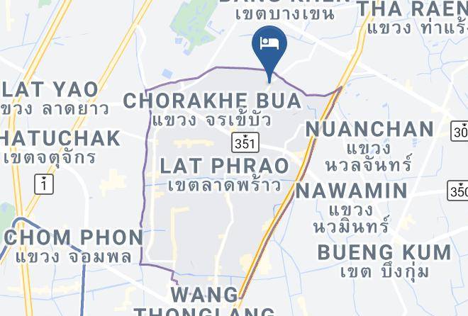 The Valen Resort Map - Bangkok City - Lat Phrao District