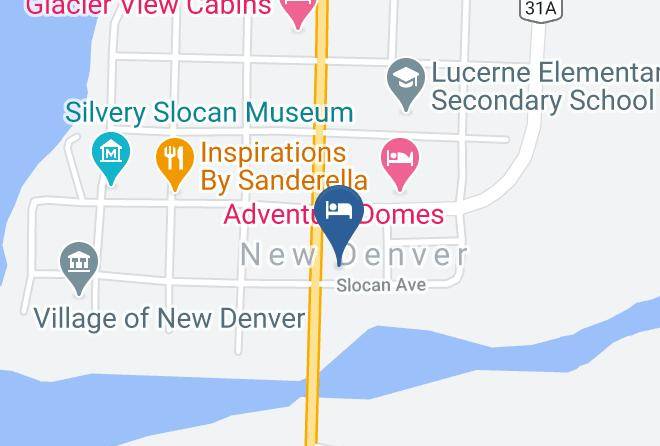 Central Kootenay - The Valhalla Inn Maps