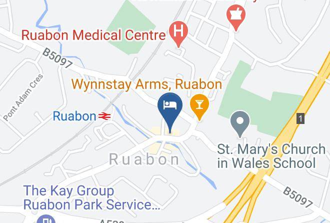 Wrexham - The Vaults Ruabon Maps