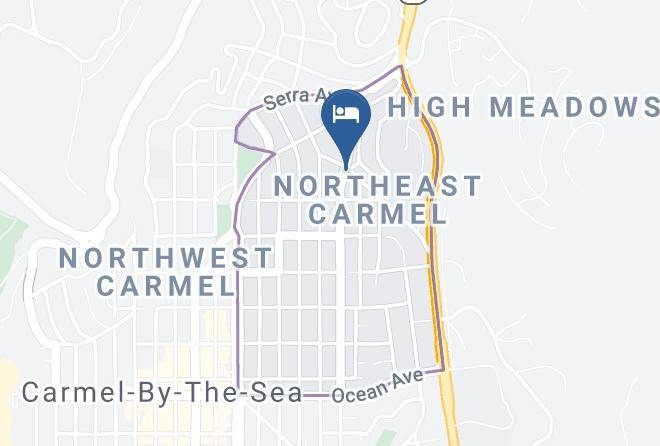 Monterey - Vendange Carmel Inn & Suites Maps