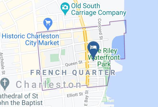 Charleston - The Vendue Charleston's Art Hotel Maps