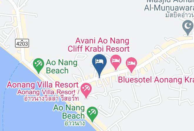 Mueang Krabi District - The Verandah Hotel Maps