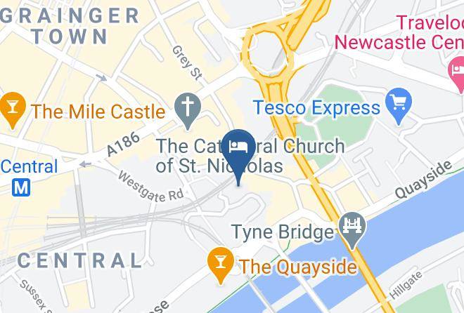 Newcastle Upon Tyne - The Vermont Hotel Maps