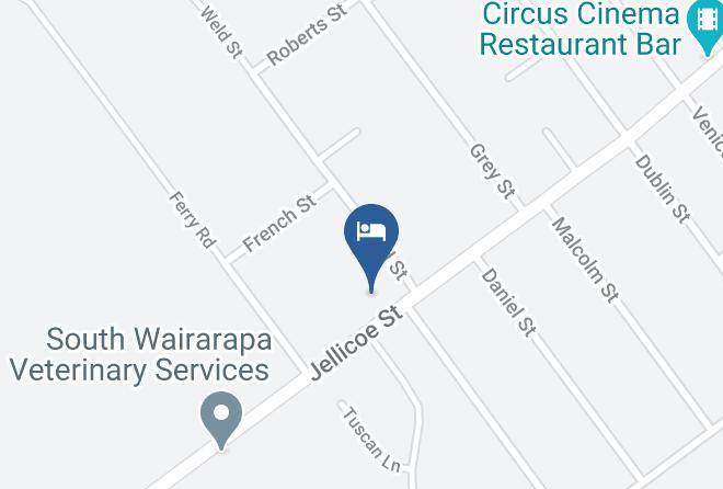 The Vicarage Martinborough Map