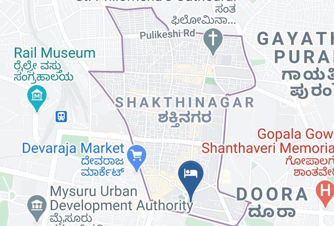 Mysore - The Viceroy Hotel Maps
